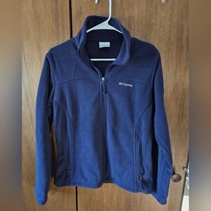 Columbia Womens Fast Trek II Full-Zip Fleece Jacket | Navy Medium